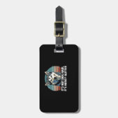 Funny & Cute Siberian Husky Hond Glitter Klassiek  Bagagelabel (Voorkant verticaal)