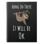 Funny Cute Sloth Gifts Animals Relax Slow Life Notitieboek (Voorkant)
