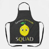 Funny Cute Smiling Lemon Awesome Lemonade Squad Schort (Voorkant)
