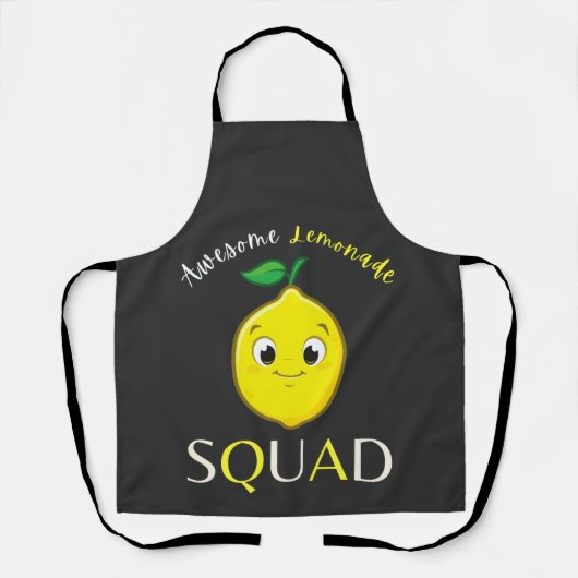 Funny Cute Smiling Lemon Awesome Lemonade Squad Schort (Voorkant)