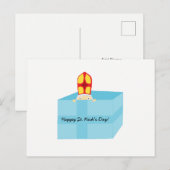 Funny Cute St. Nicholas Dutch Sinterklaas Kinder K Briefkaart (Voorkant / Achterkant)