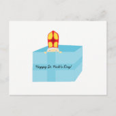 Funny Cute St. Nicholas Dutch Sinterklaas Kinder K Briefkaart (Voorkant)