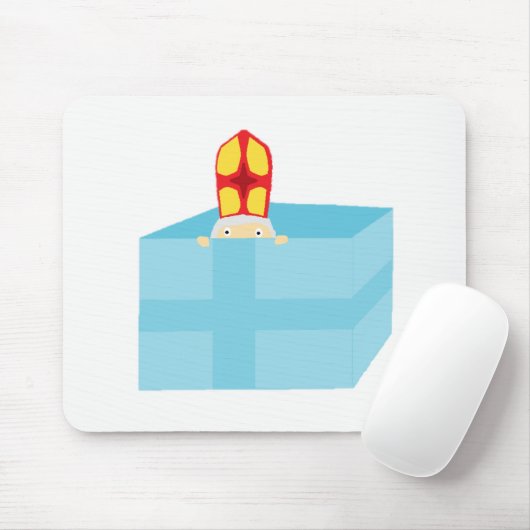 Funny Cute St. Nicholas Dutch Sinterklaas Kinder K Muismat (Met muis)