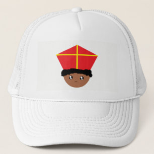 Funny Cute St. Nicholas Miter Zwarte Piet Kinder K Trucker Pet