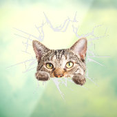 Funny Cute Sticker Cat uit gebroken glas (Vel 3)