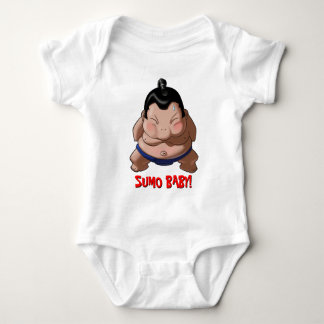 Funny Cute Sumo Baby Wrestler Romper