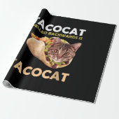 Funny Cute Tacocat Taco Cat Spelling Backward Cadeaupapier (Uitgerold)
