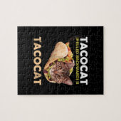 Funny Cute Tacocat Taco Cat Spelling Backward Legpuzzel (Horizontaal)