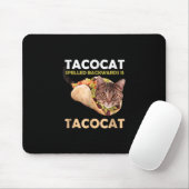 Funny Cute Tacocat Taco Cat Spelling Backward Muismat (Met muis)