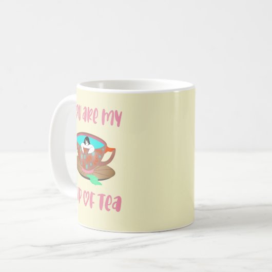 Funny Cute Tea Koffiemok (Voorkant links)