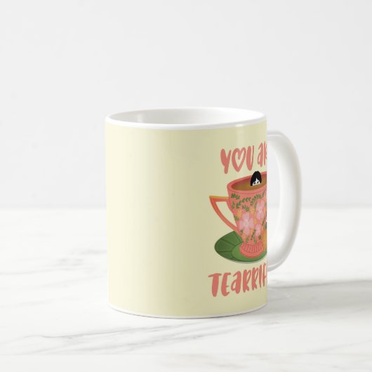 Funny Cute Tea Koffiemok (Voorkant rechts)