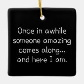 Funny cute teen girl keramisch ornament (Voorkant)