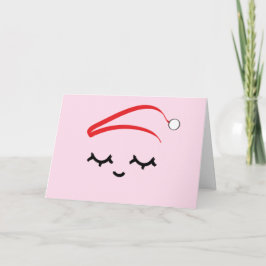 Funny Cute Trendy Sleepy zweert Kerstmis 2020 Kaart