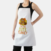 Funny Cute Turkey Family Matching Thanksgiving Schort (Insitu)