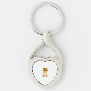 Funny Cute Turkey Family Matching Thanksgiving Sleutelhanger