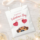 Funny Cute Valentijnsdag Dog Heart Headband Bedankzakje (Geknipt)