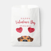 Funny Cute Valentijnsdag Dog Heart Headband Bedankzakje (Voorkant)