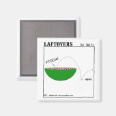 Funny Cute Watermelon Cartoon Art Laftovers Magneet (Voorkant / Achterkant)