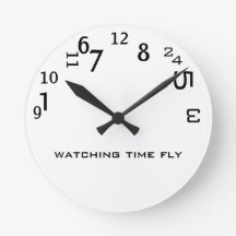 Funny Cute Watking Time Fly