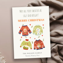 Funny Cute Winter Kerstmis hoort Ugly Sweater