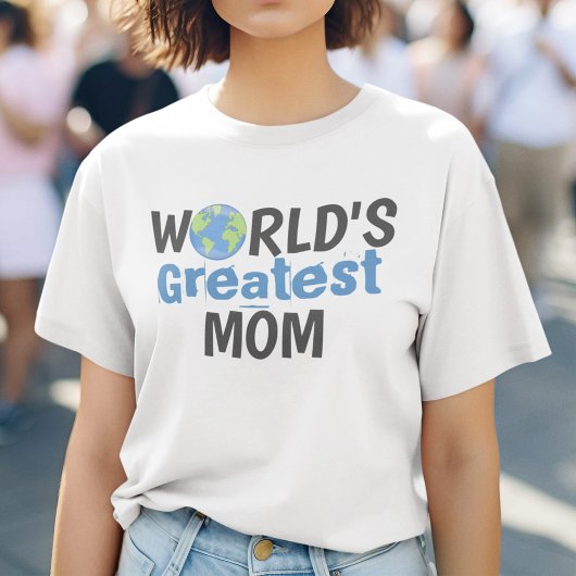 Funny Cute World's Greatest Custom Women's T-shirt