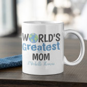Funny Cute Worlds Greatest Mam Custom Koffiemok