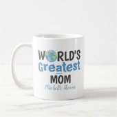 Funny Cute Worlds Greatest Mam Custom Koffiemok (Links)