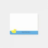 Funny Cute Yellow Duck Animal Naam Post-it® Notes (Voorkant)
