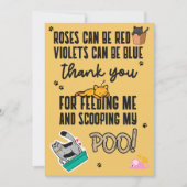 Funny Cute Yellow Happy Moederdag uit kat Kaart (Voorkant)