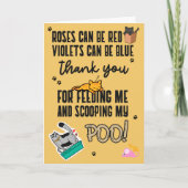 Funny Cute Yellow Happy Vaderdag uit kat Kaart (Voorkant)