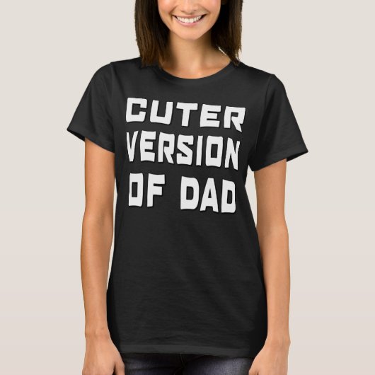 Funny Cuter-versie van papa T-shirt (Voorkant)