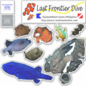 【Funny Cutie Critters】Put on Your Diving Log Book! Sticker (Voorkant)