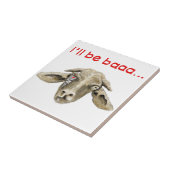 Funny Cyborg Robot Scary Goat Film Parody Humor Tegeltje (Zijkant)