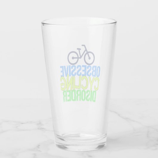 Funny Cycling Glas (Achterkant)