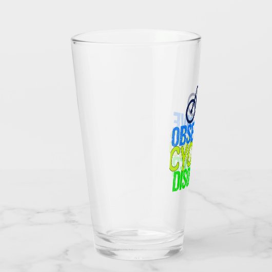 Funny Cycling Glas (Rechts)
