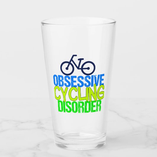Funny Cycling Glas (Voorkant)