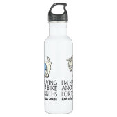 Funny Cycling Joke koopt geen andere bike geit Waterfles (Voorkant)