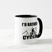 Funny cycling quote mok (Voorkant rechts)