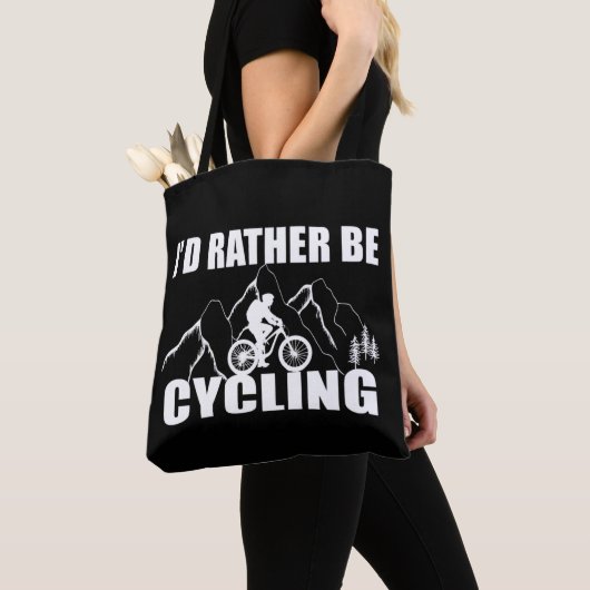 Funny cycling quote tote bag (Dichtbij)