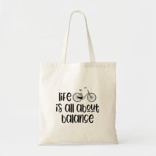 Funny Cycling Slogan Canvas tas