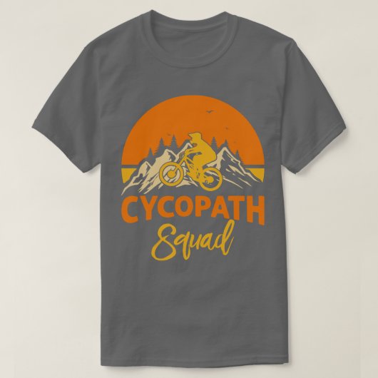 Funny Cycling Squad Riders Cyclist Bicycle Mountai T-shirt (Design voorkant)