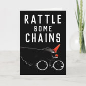 Funny Cyclist Biker Halloween Kaart (Voorkant)