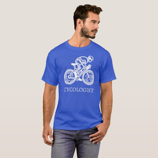 Funny Cyclist T-Shirt (Voorkant volledig)
