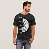 Funny Cyclist T-shirt (Voorkant volledig)