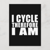 Funny Cyclists citeert jokes : Ik cycli daarom I Briefkaart (Voorkant)