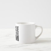 Funny Cyclists citeert jokes : Ik cycli daarom I Espresso Kop (Rechts)