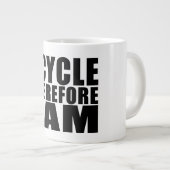Funny Cyclists citeert jokes : Ik cycli daarom I Grote Koffiekop (Voorkant rechts)