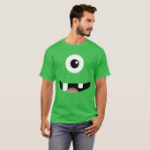 Funny Cyclops One-Eyed Monster Halloween Costume T-shirt (Voorkant volledig)