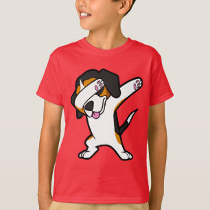 Funny Dabbing Beagle Funny Hip Hop Dance Dab Dog T-shirt