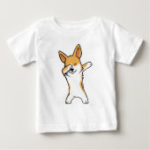Funny Dabbing Corgi T-Shirt (Voorkant)